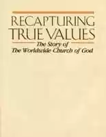 Recapturing True Values - The Story of the WCG